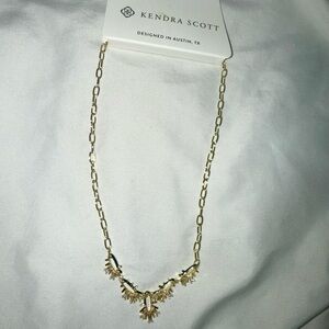 Kendra Scott Gold Chain Necklace with Crystal Accents